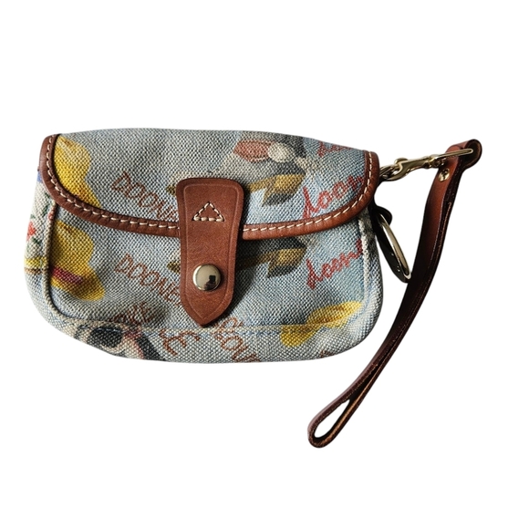 Dooney & Bourke Handbags - Dooney & Bourke Vintage Western Cowboy Flap Wristlet